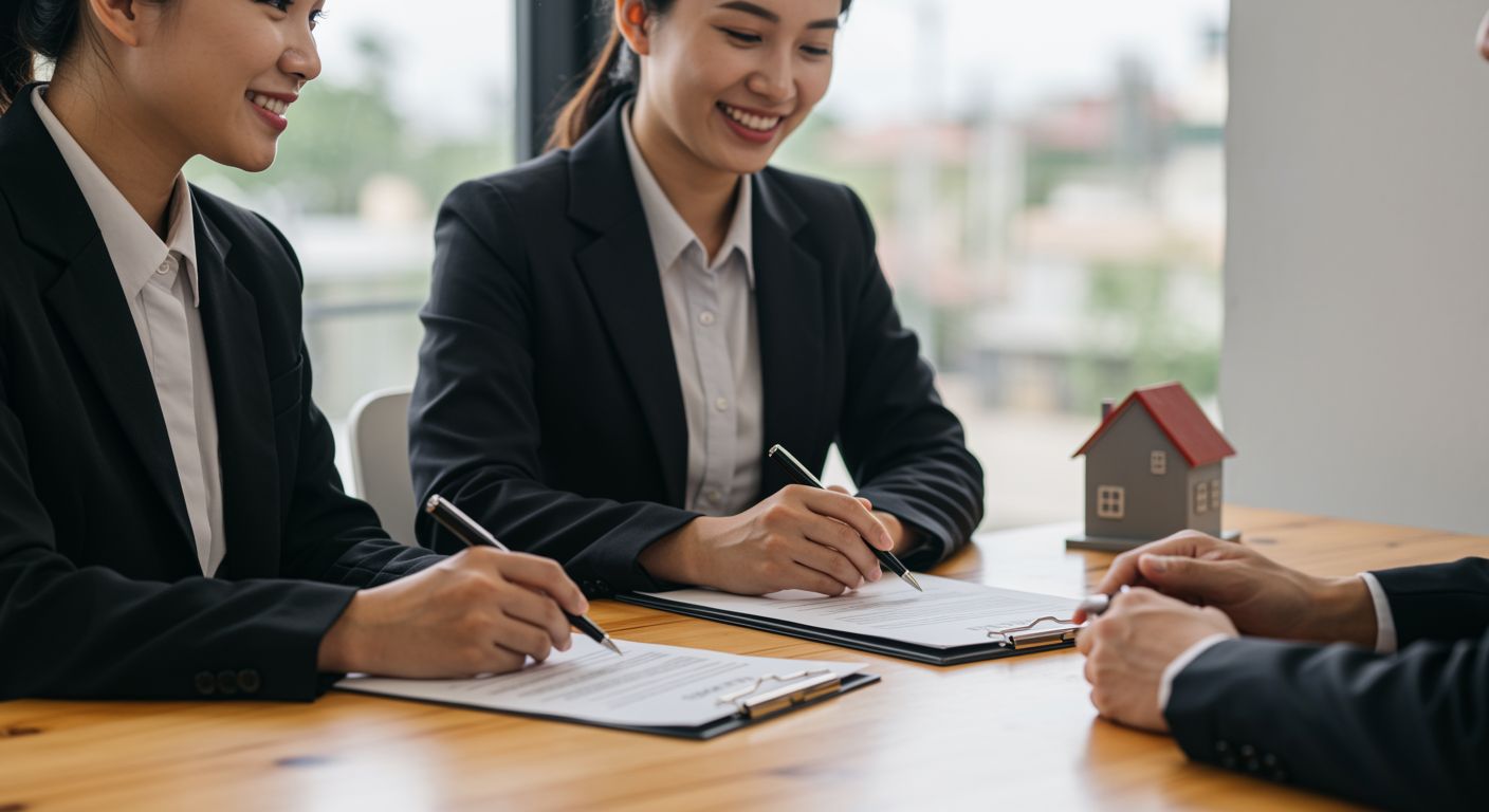 person receiving mortgage