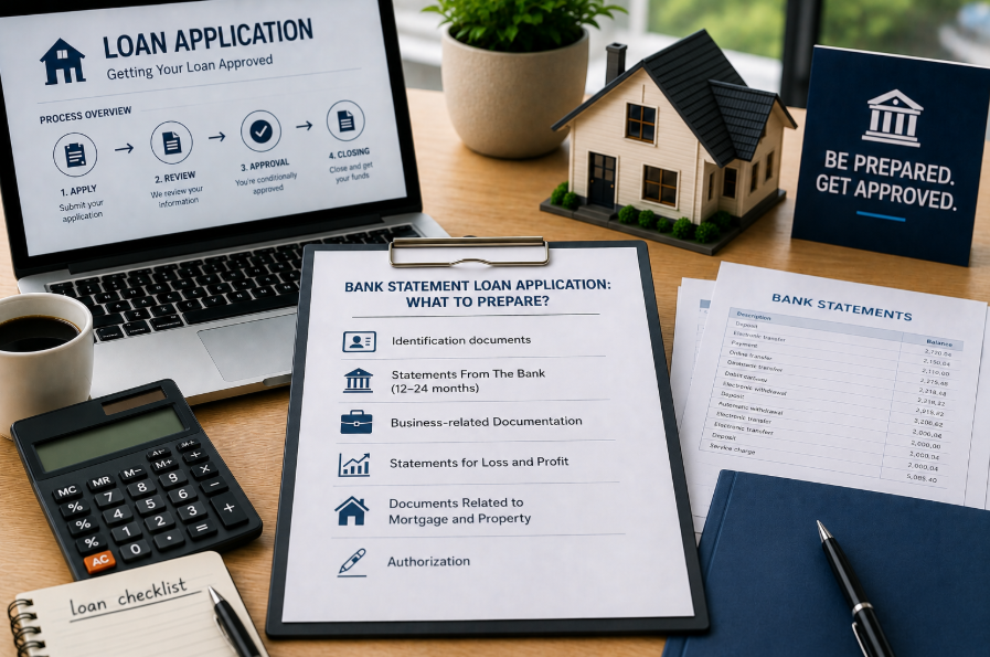 bank statement loan application