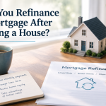 refinance after buying a house