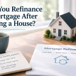 refinance after buying a house